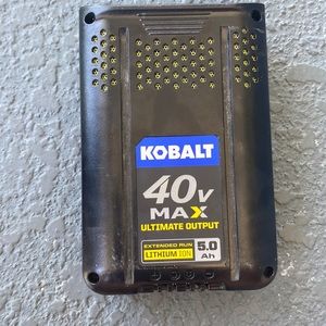 Kobalt 40v MAX battery 5.0 AH